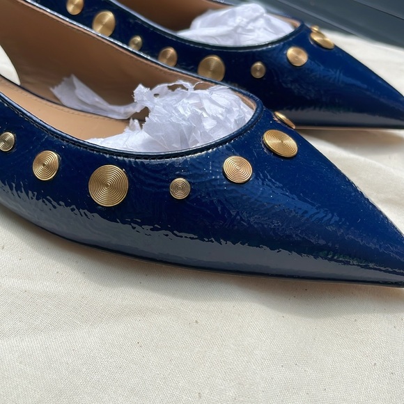 Tory Burch Kira Stud Slingback Flats - Picture 2 of 10